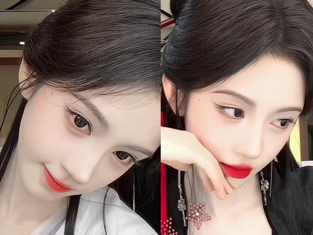 姐姐平时的话画那么浓的妆吗~