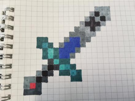 寰宇支配之剑教程来啦!#无尽贪婪#寰宇支配之剑怎么画#像素画