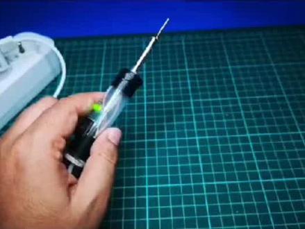 成本5毛自制USB电烙铁