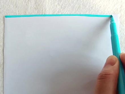 简单几笔画风景,一学就会。#手画 #简笔画画 #画画教程