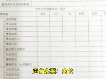 12月18日,河北廊坊。家长吐槽学校的心理健康调查表,要填父母的职业和收入,学校:是上级要求的,没必要那么认真。关注👉@小政视频 #河北dou知道 #抖音小助手 #爆料入口 #学校 #家长