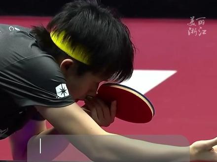 全运会乒乓球男单1/4决赛 #王楚钦与林高远大比分1比1 王楚钦出其不意,打出漂亮侧身拉直线。#2025全运会 #媒体精选