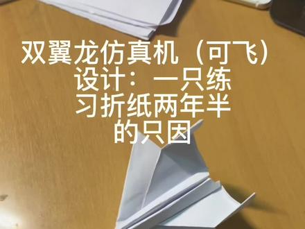 教程来了!飞得超赞的仿真机双翼龙!