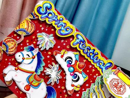 2026马年《英文春节习俗》立体手抄报模板
#英文春节习俗#春节习俗#立体手抄报#手抄报模板#