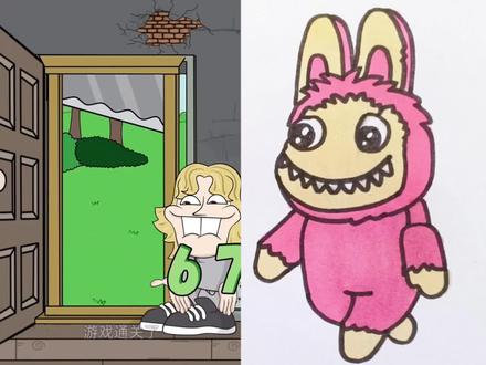 迷宫挑战之拉布布对战#简笔画#画画#动漫#二次元@抖音创作者中心 @抖音小助手 @抖音青少年