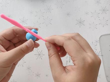 彩泥手工:植物大战僵尸之寒冰射手制作教程#少儿招募计划#