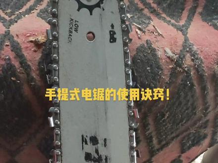 #电锯 #干活我是认真的 #非专业人士请勿模仿 日常生活小窍门!