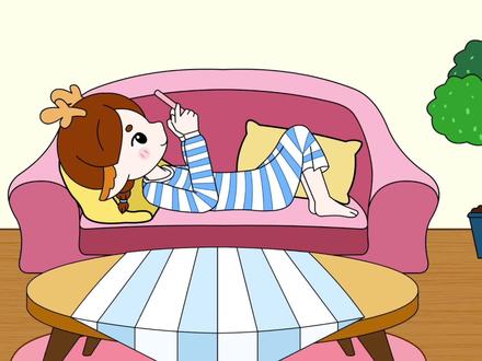 手绘定格动画:有很多美食,小鹿菲菲独独喜欢吃臭豆腐