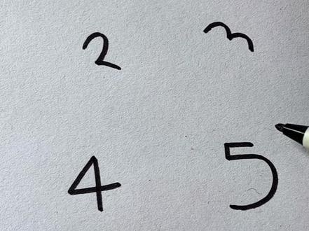 用数字0-7画画#内容启发搜索 #跟着抖音学画画 #一起学画画