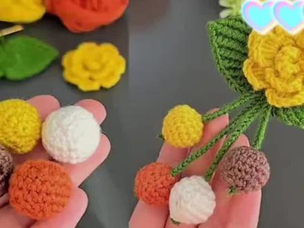 挂件钩织教程#手工diy #爱手工爱生活 #教程 #解压