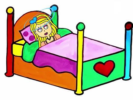 简笔画涂色教学:简单的画救护车,小朋友也能学会的绘画教程