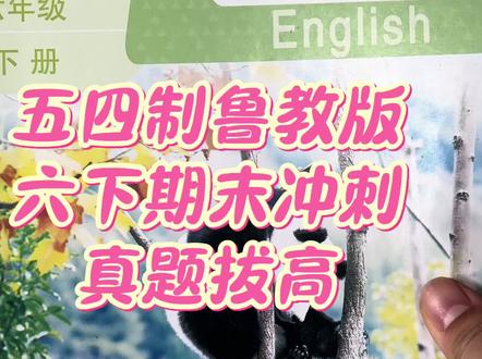 鲁教版六下期末冲刺做真题!#鲁教版 #鲁教版英语 #鲁教版五四制