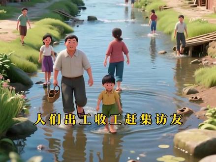 #人教版小学五年级上册语文课本课文朗读搭石#正能量 #每日分享 #小学课本内容ai视频制作教程#热点
我的家乡有一条无名小溪,五六个小村庄分布在小溪的两岸。小溪的流水常年不断。每年汛(xùn)期,山洪暴发,溪水猛涨。山洪过后,人们出工、收工、赶集、访友,来来去去,必须脱鞋挽(wǎn)裤。进入秋天,天气变凉,家乡的人们会根据水的深浅,从河的两岸找来一些平整方正的石头,按照二尺左右的间隔,在小溪里横着摆上一排,让人们从上面踏着过去,这就是搭石。
搭石,构成了家乡的一道风景。秋凉以后,人们早早地将搭石摆放好。如果别处都有搭石,唯独这一处没有,人们会谴(qiǎn)责这里的人懒惰(duò)。上了点儿年岁的人,无论怎样急着赶路,只要发现哪块搭石不平稳,一定会放下带的东西,找来合适的石头搭上,再在上边踏上几个来回,直到满意了才肯离去。
家乡有一句“紧走搭石慢过桥”的俗(sú)语。搭石,原本就是天然石块,踩上去难免会活动,走得快才容易保持平衡。人们走搭石不能抢路,也不能突然止步。如果前面的人突然停住,后边的人没处落脚,就会掉进水里。每当上工、下工,一行人走搭石的时候,动作是那么协(xié)调有序(xù)!前面的抬起脚来,后面的紧跟上去。嗒嗒的声音,像轻快的音乐;清波漾漾,人影绰(chuò)绰,给人画一般的美感。
经常到山里的人,大概都见过这样的情景:如果有两个人面对面同时走到溪边,总会在第一块搭石前止步,招手示意,让对方先走;等对方过了河,两人再说上几句家常话,才相背而行。假如遇上老人来走搭石,年轻人总要伏(fú)下身子背老人过去,人们把这看成理所当然的事。
一排排搭石,任人走,任人踏,它们联结着故乡的小路,也联结着乡亲们美好的情感。