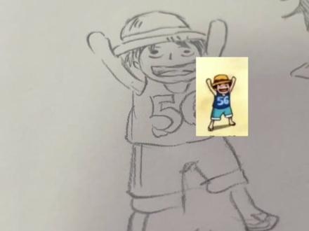 路飞:不知道 我的身材很曼妙#海贼王 #路飞#海贼王手绘#路飞摸肚子 #抽象