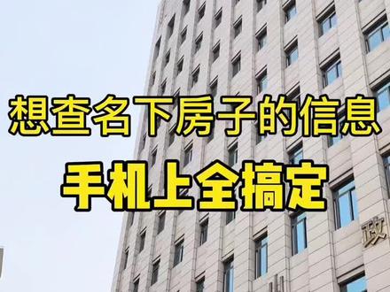 想查一下自己名下有几套房,有没有未结清的贷款,足不出户手机上就可以查啦#武汉买房 #房产知识 #买房攻略 #产调 #房查 #房产知识分享 #买房须知