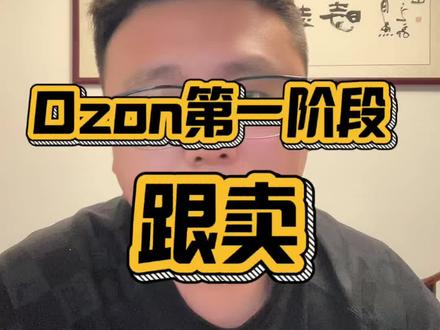 新手做Ozon第一个阶段,跟卖的注意事项#ozon#ozon运营