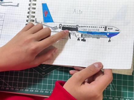 我画的各种飞机,大家喜欢哪一个呢,把你画的也分享出来吧#画飞机 #航空公司 #画飞机教程