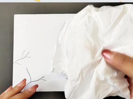 大雁塔初夏风景,用卫生纸、勾线笔就行,一起展示吧,适合5岁以上的小朋友哦#儿童画 #创意画 #西安大雁塔 #画画教程