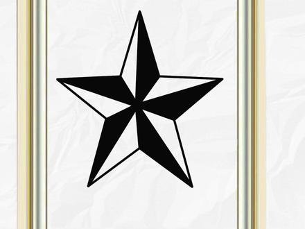 教你10秒画3D五角星#儿童简笔画 #简笔画教程