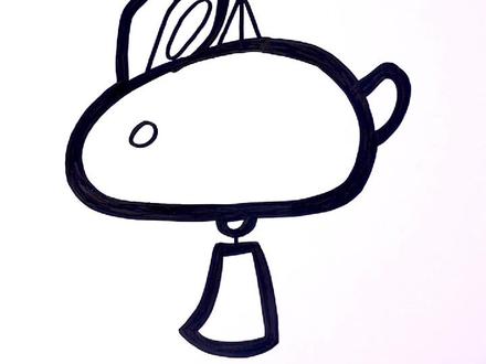 中秋节快到了,来一起画个兔子宫灯吧!🐰~#画画 #简笔画 #手绘