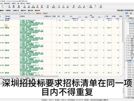 清单顺序码不唯一?那就重排顺序码!#干货分享 #工程 #招投标 #斯维尔 #清单计价