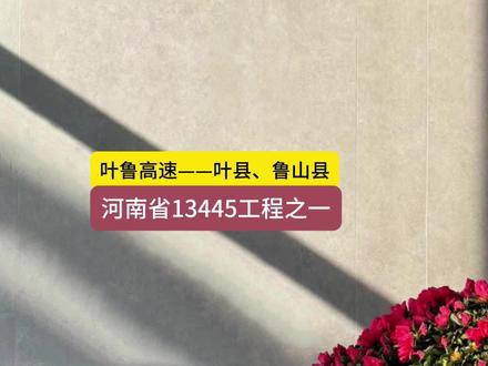 叶鲁高速公路,叶县到鲁山县的高速公路 #叶鲁高速