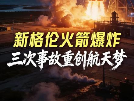 蓝色起源公司新格伦火箭🚀发生爆炸 巨响震惊航天圈!今年第三次事故,280亿美元项目被炸成这样
当地时间5月28日晚,蓝色起源重型火箭静态点火测试突发爆炸,火球照亮夜空,爆炸声传到24公里外!这已经是今年第三次重大事故——助推器损毁、发射失利、现在又是爆炸。累计投入超280亿美元的核心项目,NASA登月计划、亚马逊卫星互联网全部受牵连。贝索斯说会重建,马斯克罕见送上安慰,但商业航天的格局,可能真的要变了。你怎么看?评论聊聊👇
#spacex #蓝色起源#商业航天#热点
#蓝色起源新格伦火箭发生爆炸