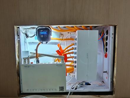 告别信号死角!华为Q7子母路由,让你家每个角落都跑满速! 重庆市沙坪坝区华宇M9小区华为Q7子母路由安装施工#全屋wifi #华为子母路由器 #第一视角 #弱电箱整理 #全屋网络覆盖 @DOU+小助手