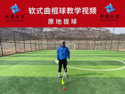 软式曲棍球教学视频(原地拨球)#日常训练 #少年强则国强 #少儿体能训练 #体育精神 #体育精神 #软式曲棍球 #旱地冰球
