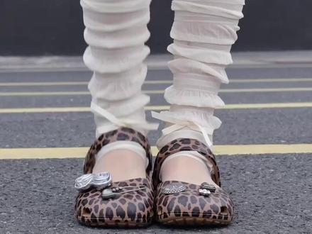 CROCS,经典豹纹芭蕾|透气不闷脚的宝藏鞋挖到啦