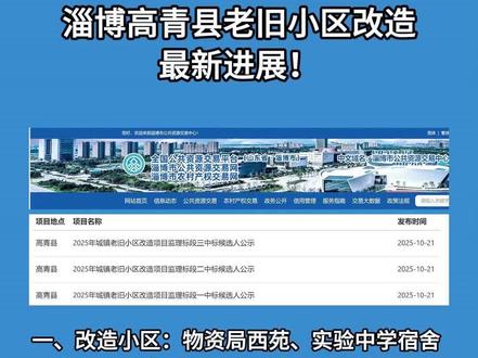 淄博高青县老旧小区改造最新进展! #淄博 #老旧小区改造