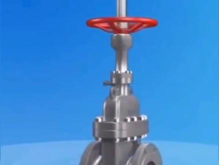 应粉丝要求,展示#平板闸阀动画 演示,#无导流孔平板闸阀 的阀门零部件解剖图,#阀门三维动画 流体仿真