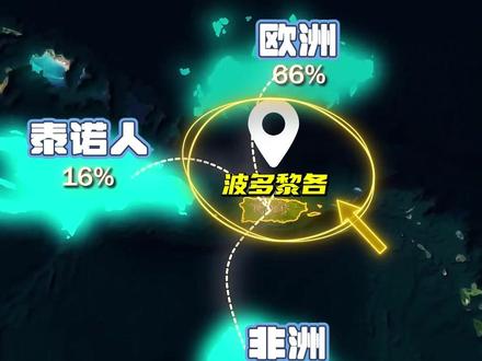为何波多黎各人的体内,有三大洲的基因? #地理 #科普