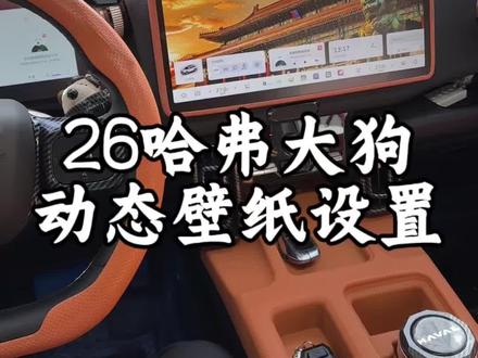 26款哈弗大狗动态壁纸设置方法,只需要在应用商店里边下载一个布丁壁纸就可以非常简单,非常方便,可玩性也非常高#哈弗大狗 #动态壁纸 #每天一个用车知识