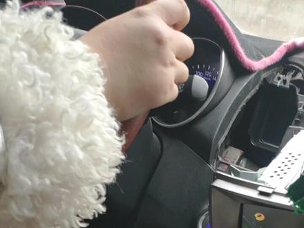 北京现代16款朗动中控显示屏行走中中控显示播放教学