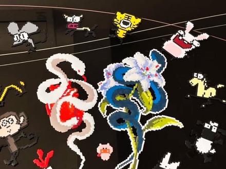 这回不许说我们小蛇是贡菜咯!#拼豆 #十二生肖拼豆 #生肖蛇