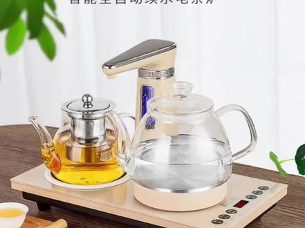 新茶派#一键智能全自动上水壶#抽水泡茶电茶炉,自动旋转加水,独立保温泡茶#煮茶器 #抖音双11好物节 #烧水壶