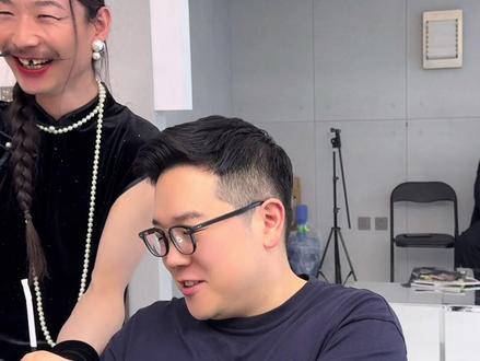 来吧哥哥喝水水 #豁牙子 #新年发型 #做一个很哇塞的女孩 #达达利会剪头 #33studio官方账号