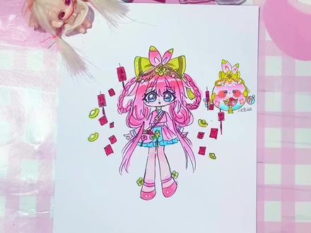 蛋仔派对小福袋的两种画法#蛋仔派对 #小福袋 #简笔画 #拟人