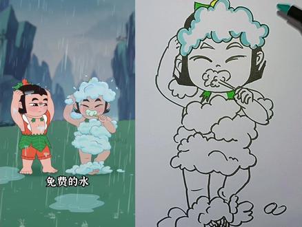 最近画的葫芦娃有点多#简笔画