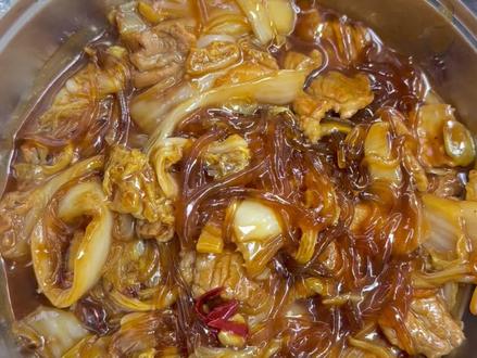 猪肉白菜炒粉条 最爱的家常菜!#在家做美食 #强烈推荐
