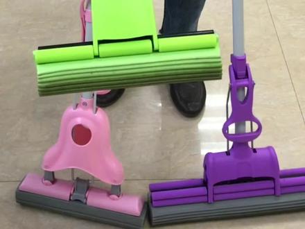 #抖音618好物节 #拖把 家里的胶棉拖把挤水挤不干净,要用手拧?教你一招,解放双手