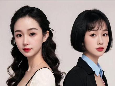 #AI九次发型变装秀 #随变ai随便玩 #ai帮你选对发型 挺好玩😂😂