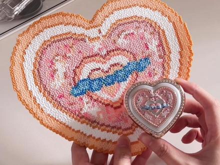 澡巾烫拼豆过程分享~ #拼豆 #毛巾烫 #拼豆教程 #花知晓腮红 #花知晓邦尼花园系列