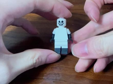 如何得到一个素色乐高人仔?学会了你也可以,闲置人仔不浪费#乐高 #大人也要玩玩具 #乐高人仔