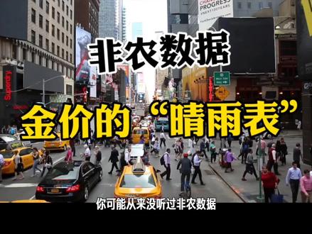 非农数据---金价的晴雨表
#非农数据#黄金投资#经济常识#理财干货