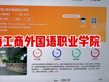 上海工商外国语职业学院-全国主要大学简读-家有高中生