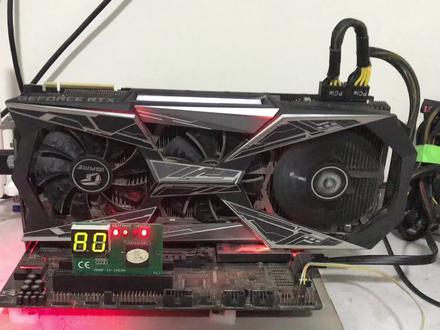 七彩虹RTX2070S跑鲁大师白屏卡死是什么故障。这个故障比较奇葩 #芯片级维修