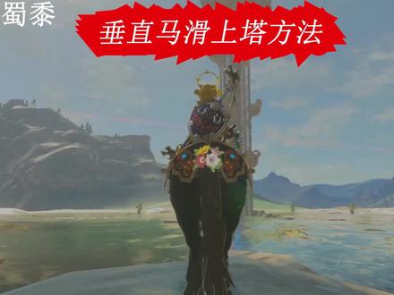 #任天堂switch #塞尔达荒野之息 垂直马滑上塔方法