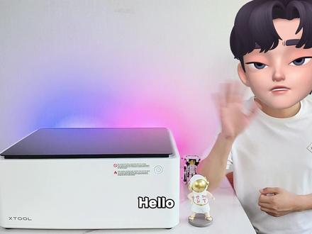 一台机器三种功能?上手体验xTool M1智能刀切激光雕刻机 #激光雕刻机